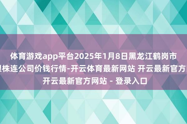 体育游戏app平台2025年1月8日黑龙江鹤岗市万圃源蔬菜有限株连公司价钱行情-开云体育最新网站 开云最新官方网站 - 登录入口