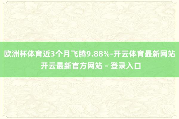 欧洲杯体育近3个月飞腾9.88%-开云体育最新网站 开云最新官方网站 - 登录入口