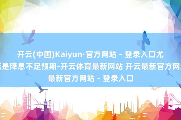 开云(中国)Kaiyun·官方网站 - 登录入口尤其是下半年若是降息不足预期-开云体育最新网站 开云最新官方网站 - 登录入口